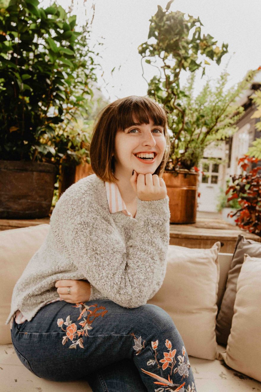 Life of Lilly candid portrait on location